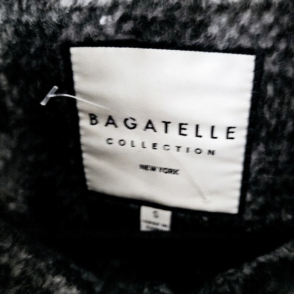 BAGATELLE | plaid soft wool blend zip bomber style jacket - Picture 5 of 10